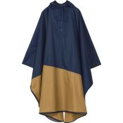 WPCRPO930 Rain Poncho Navy/Camel