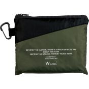 WPCRPO933 Rain Poncho Khaki/Black