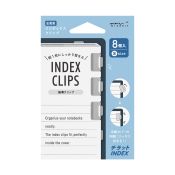 I205SSV Index Clips Small Silver