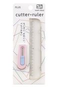 PL016PK Cutter/Ruler Set Pink