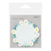 I237WW Sticky Notes White Wreath